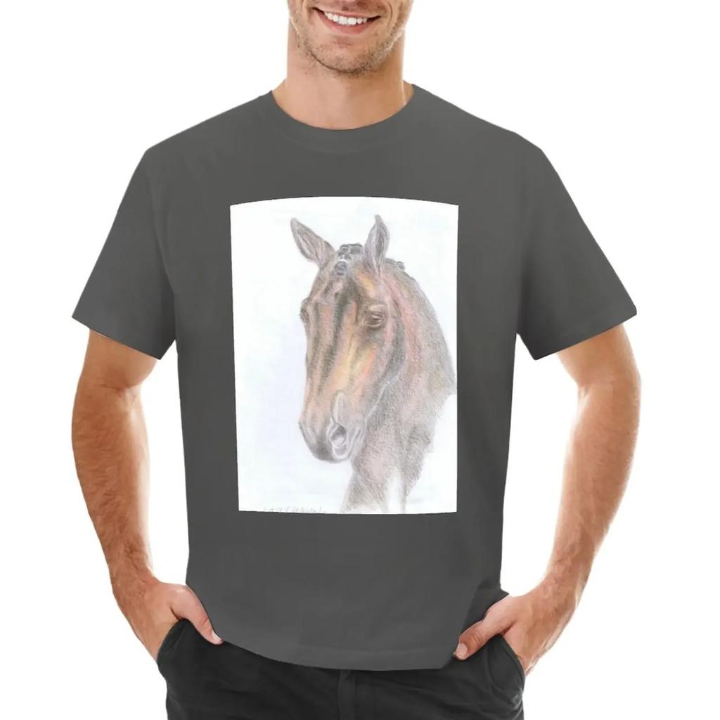 Dressage horse portrait from the side T-shirt graphics edition graphic t-shirts pack