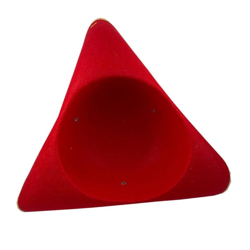 Kolonyal Üç Köşeli Şapka Komik Cadılar Bayramı Şapkası Yetişkin Karnavallar Şapkası Fotoğrafçılık İçin