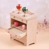 1:12 Dollhouse Miniature Cabinet Set Model Doll House Living Room Accessories