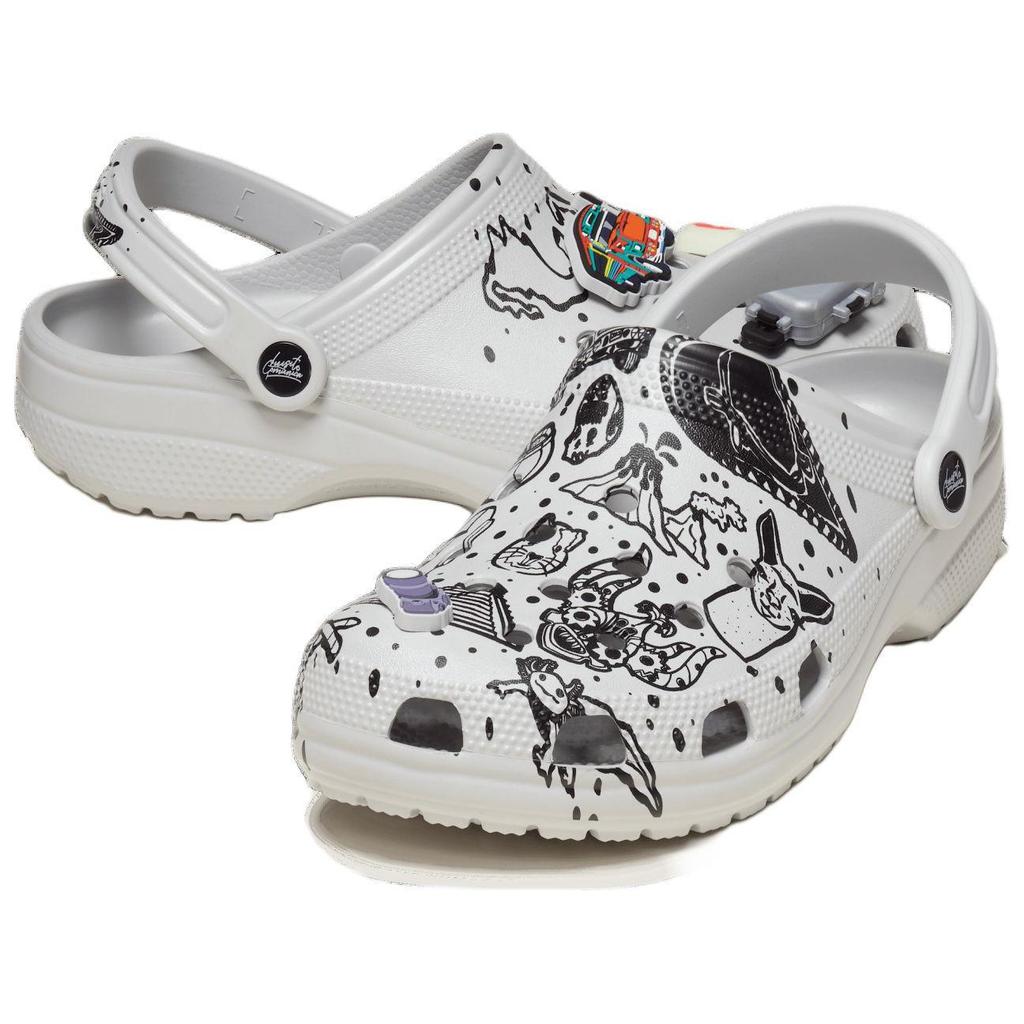 Crocs Comfortable Casual Clogs Unisex Footwear Gray 209969-90H
