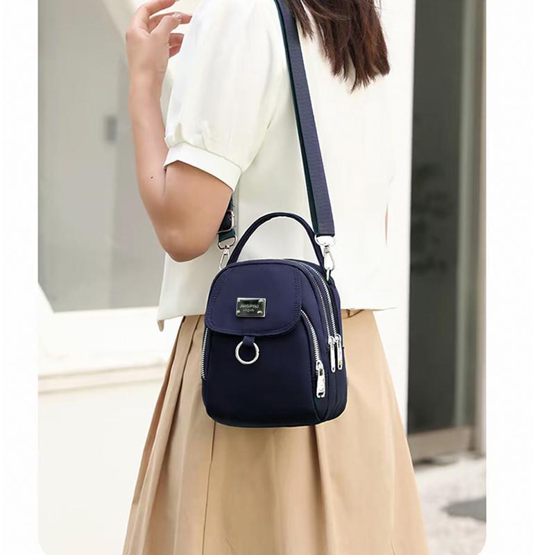 Damen Mini Mehrfarbige Crossbody Schultertasche Kompakt für Tägliche Lässige Ausflüge Campus Pendeln Trendige Nutzung