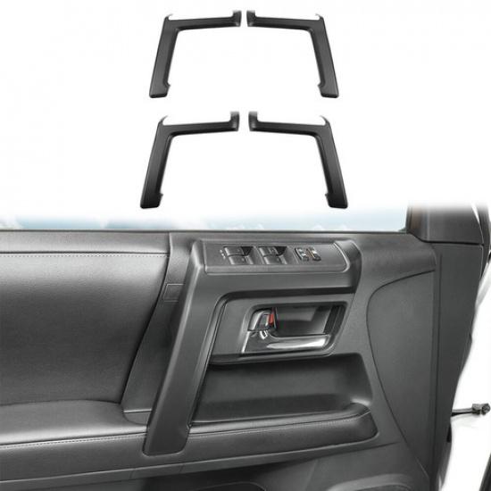 Side Door Armrest Handle Strips Decor Cover Panel Frame Trim For 4runner 2010+