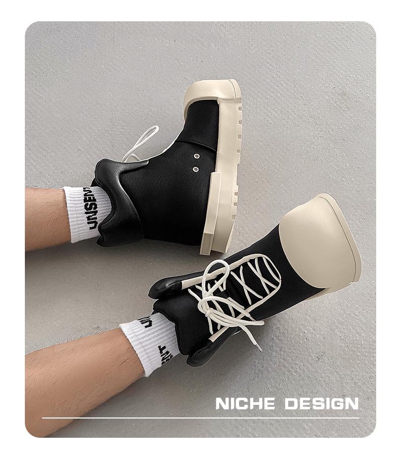 Mickey Big Head Canvas High-Top Shoes 2024 - Thick Sole, Height-Boosting, Versatile & Trendy Sports Casual Footwear for Couples