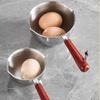 Easy Storage Stainless Steel Hot Oil Pan for Cooking and Melting Butter