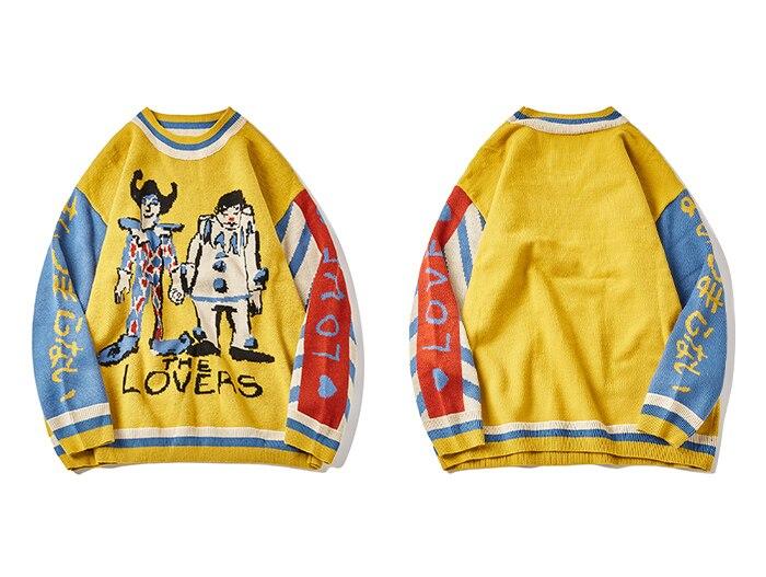 TEDSN Harajuku Sweater Pullover Men 