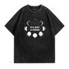 It S Just A Phase Moon Lunar Space Astronaut Astronomy Mens T Shirt Black Medium Vintage Washed Homme Comfortable Stretched