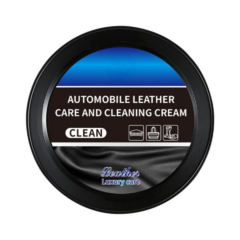 

Auto Leather Care Cleaning Cream for Car Interior Panel Plastic Refurbishment Leather Colorless Universal Clean Maintenance Oil