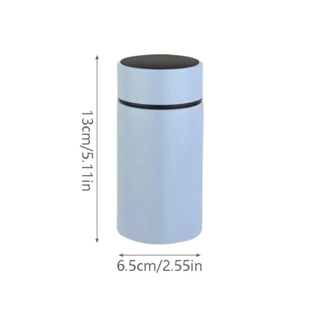 Stainless Steel Smart Thermal Cup Leak-proof Insulated Water Bottle Fashion Pocket Flask
