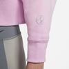 Nike Floral Logo Relaxed Crew Neck Sweatshirt Women Tops Pink DJ4136-621