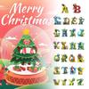 Alphabet Christmas Dragon Festival Decorations Car Pendant Material Acrylic