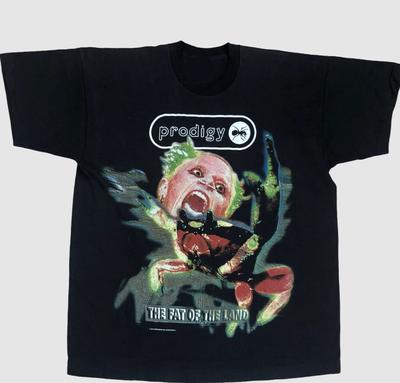 1997 PRODIGY "THE FAT OF THE LAND", Maglietta Remake Top, regalo per fan