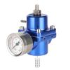 Regulowany regulator ciśnienia paliwa FPR ze stopu aluminium Uniwersalny regulator ciśnienia paliwa FPR z wężem i manometrem 0‑140psi Regulowany regulator ciśnienia FPR