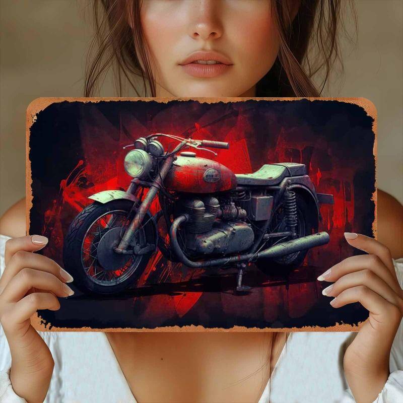 

Vintage Metal Sign Road Trip Decoration Wall Art Garage Man Cave Tin Poster
