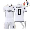 2324 Real Madrid Football Shirt With Vinicius Junior Modric And Benzema Polyester Fiber Material
