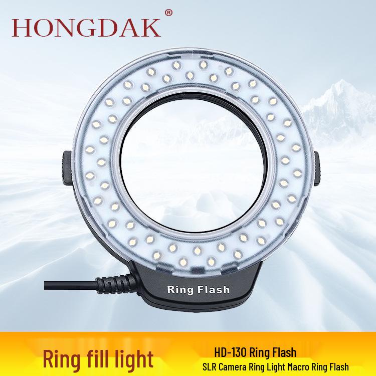 

HD-130 Светодиодная кольцевая лампа для зеркальных камер - Аксессуар для оборудования для макросъемки Macro