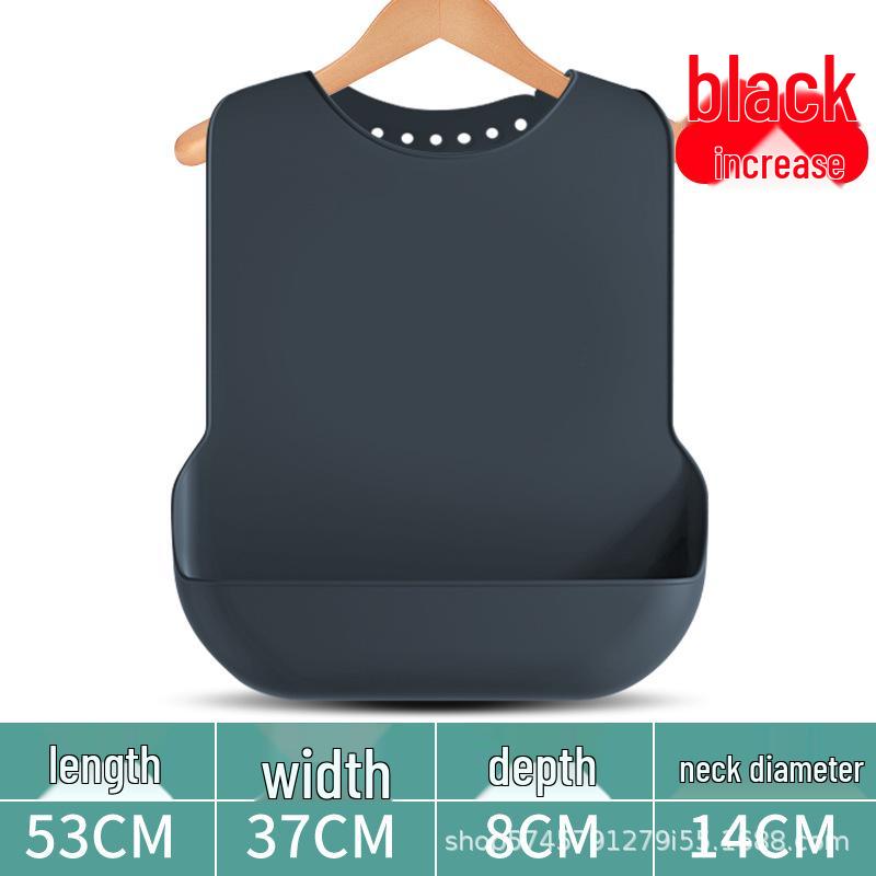 Wasserdichte Silikon-Esslatz für Senioren und Erwachsene - Große Größe