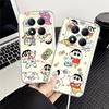 Cute Crayons Shinchan Soft Phone Cover Case for Xiaomi Redmi Note 14 Pro Plus 11 13C 10S 12S 9 10 11S A4 14C 12 Note 13
