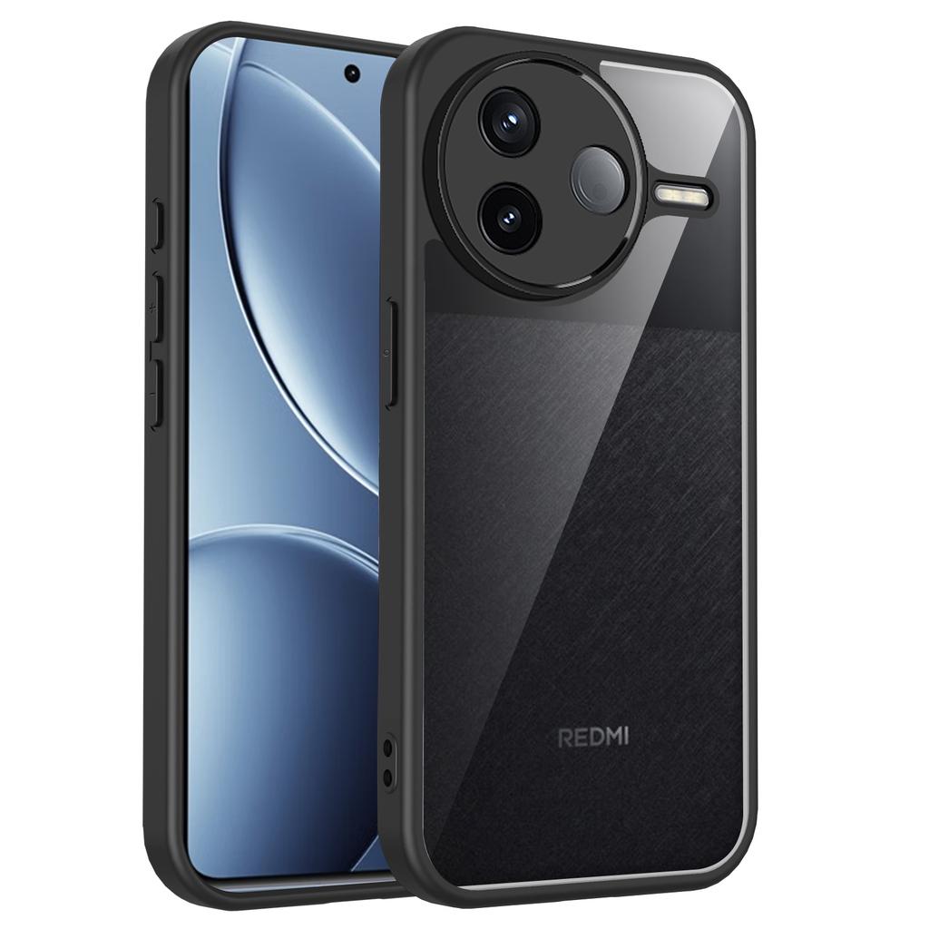 For Xiaomi Poco F7 Pro 5G Case Air Cushion Shockproof Silicone Bumper Clear Matte Back Cover Hard Phone Case for Poco F7Pro 2025