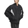 adidas Fustl Padded Jacket Fashion Full Zip Striped Long Sleeve Jacket Men Jackets Black JI8755
