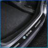 1 db szénszálas autó csomagtartó hátsó lökhárító matrica védőlemezvédő BMW M Performance 1 3 5 7 sorozathoz M3 M4 M5 M6 X1 X3 X5 X6 X7 E30 E34 E36 E39