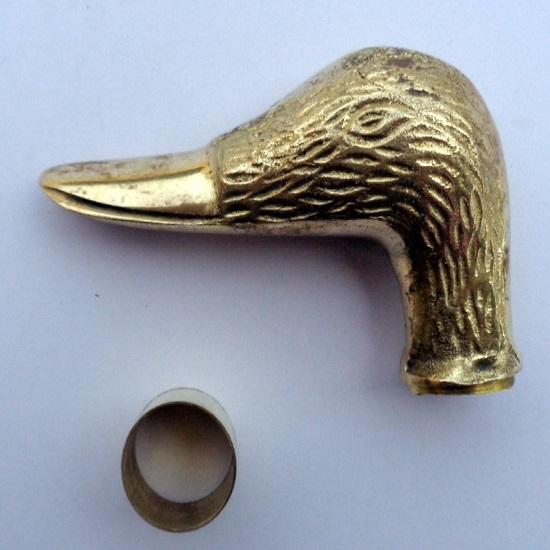 

Трость из латуни с ручкой в ​​винтажном стиле Дизайнер головы