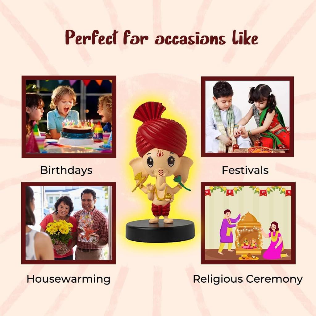 BUDDYZ Bobblehead Shree Ganesh