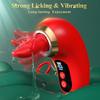 Clitoral Stimulator 5-in-1 3 Suction 9 Tongue Vibrating Modes LCD Display Removable Cup Adult Sex Toy