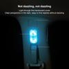 LED Car Mini Touch Light USB Charging Portable Auto Roof Ceiling Reading Night  Lamp Wireless Magnetic Decoration Ambinet Light