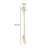 Creative Cartoon Animal Floral Spoon & Fork, Mirror Polished 304 Stainless Steel Dessert Coffee Stirrer