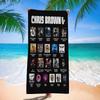 C-Chris B-Brown Rapper Classic Movie Big Microfiber Beach Towels Quick Dry Towel Sand Beach Towels Pool Towel for Travel Swim