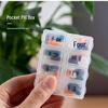 Best-Selling Portable 7-Day Pill Organizer: Compact Travel-Size for Weekly Medication