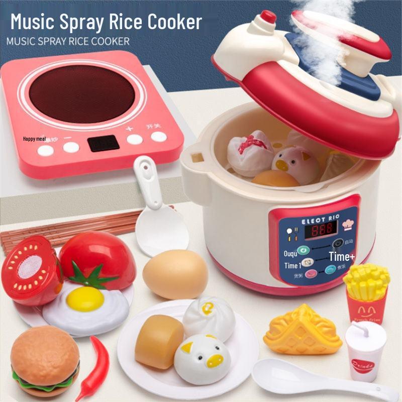 

Kids Kitchen Play Set with Electric Rice Cooker Standard
