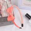 1PCS Cute Solid Color Ribbon Hair bands for Baby Girls Bows summer Headband for girls Kids Fashion Hair Aceessories  FDr10
