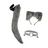 3 Pieces and Tail Set ,Cosplay Costume, for Dress Up, Stage Show