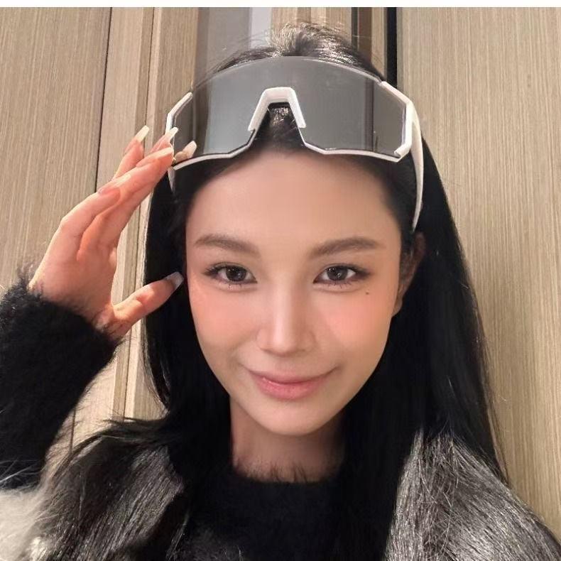 Unisex Cycling Sunglasses: Large Lens Motorcycle & Outdoor Sports Goggles