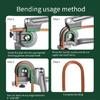Professionelle Rohrbiegezange 1/4" 3/8" 1/2'' 5/16" 3-in-1 Rohrbieger 180°