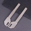 5/10Pcs E-A46 Long Necked Gun Handle Double Leaf Fingerprint Lock Key Blank Super C-Level Extended Key Embryo Parts