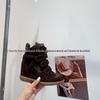 Simedeng FASTTRACK Genuine Leather Wedge Sneakers - Color Block Women's Casual Sports Style