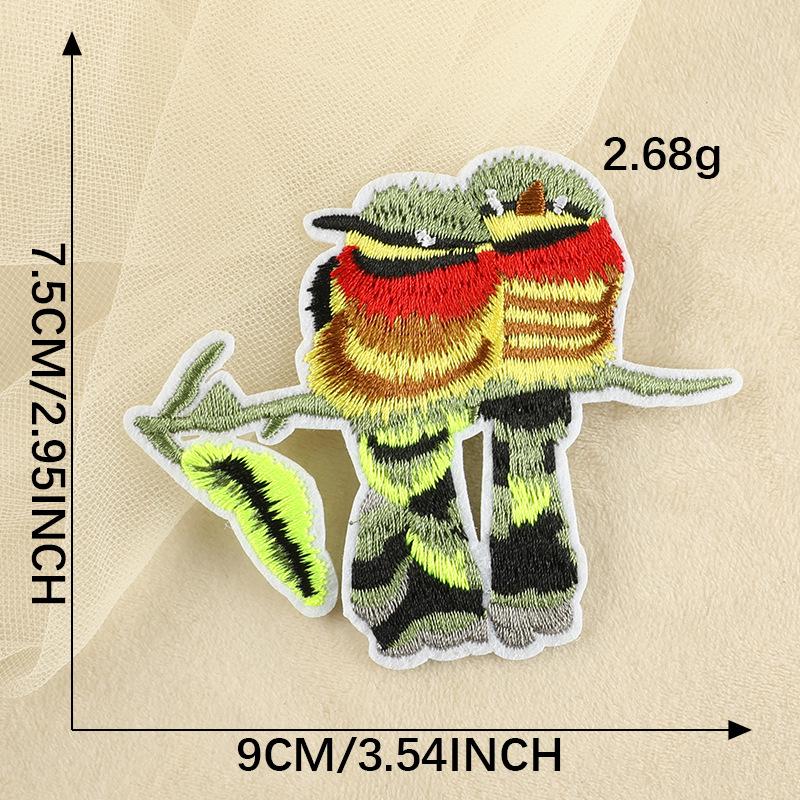Duoku Animal Bird Embroidery Patch for Clothing, Shoes, Hats, and Luggage Accessories.