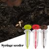 Mini Sowing Seed Dispenser Manual Sower Seed Spreader Handheld Seed Planter Tool 5 Different Settings Hand Seeder With 2 Transpl