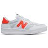 New Balance Nb 300 Synthetic Leather Fabric Vintage Low Top Skate Shoes Women Sneaker White Orange WRT300CF