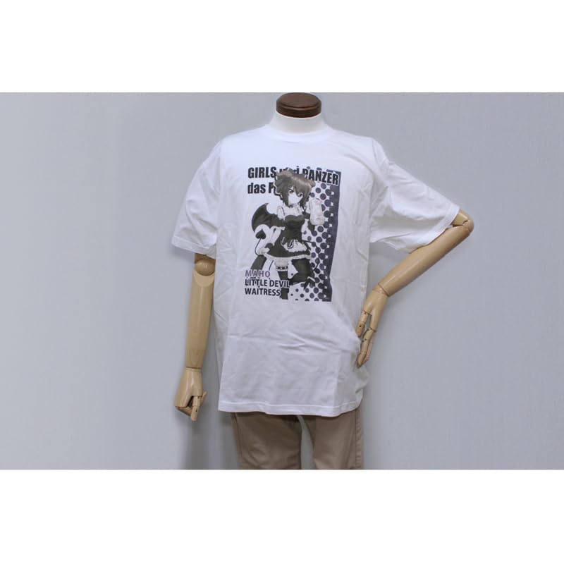 Girls & Panzer Final Chapter Nishizumi Maho Original Graphic T-Shirt Little Devil Waitress