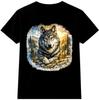 Wolf T Shirt Wildlife Graphic Tee Forest Nature Animal Shirt