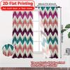 2pcs   2D FLAT PRINTING Curtains (Without Rod) Zigzag Symphony Halloween Festival Popular Curtains&Drapes Polyester Easy Install