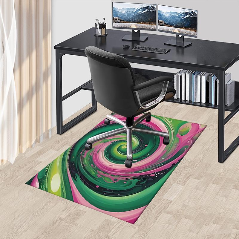 

Wicked Pattern Polyester Office Carpet Chair Mats, Home Decor Dormitory Floor Protector with Anti-Skid Backing, Large Area Coverage,Christma 60cm by 90cm
