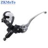 7/8" 22mm Motorcycle Clutch Brake Master Cylinder Reservoir Levers Kit Fluid Reservoir Set Honda SUZUKI GSX-R125 150 250 400 600