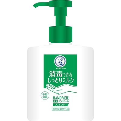 Mentholatum Hand Medicated Hand 200ml Veil, Sanitizer, Moisturizing, Wilt-Free Milk, (x 1)