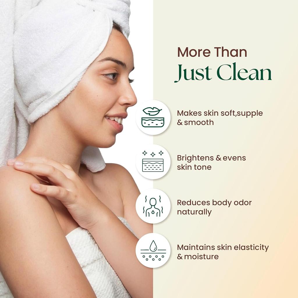 Moha Herbal Shower Gel 200ml Pack of 1 | Ayurvedic Body Wash for Hydrated, Clean Skin | Gentle Natural Daily Cleanser