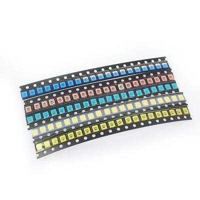 Kit di diodi LED SMD 1210 da 100 pezzi, 5 colori, fai da te, luci LED, diodi emettitori, set di assortimento, rosso, bianco, giallo, verde, blu