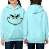 Children's Long-sleeved Loose-fitting Pullover Hoodie With Drawstring And Solid Color